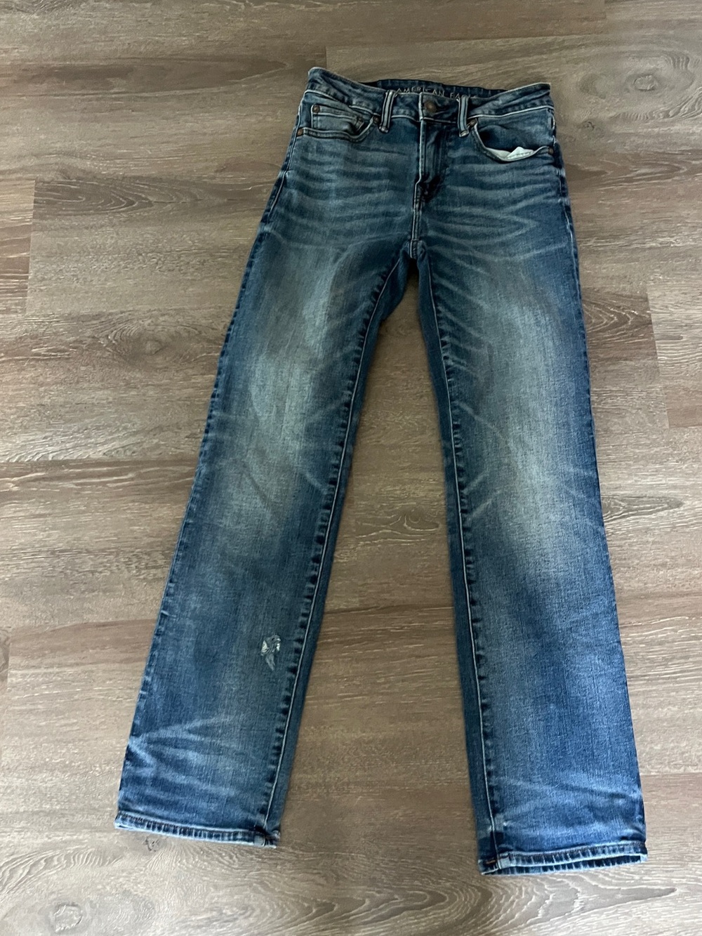 American Eagle flex Outfitters blue jeans original bootcut size 28x32  #american